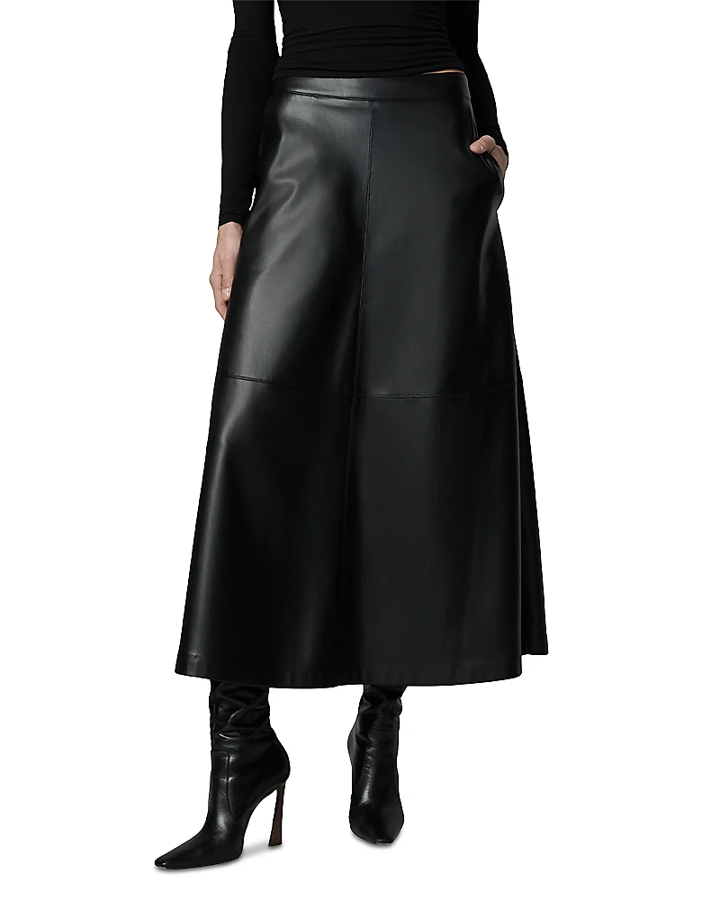 Joe's Jeans x Dani Michelle The Tavi Faux Leather Maxi Skirt