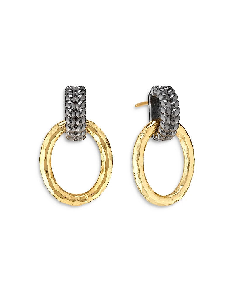 Capucine De Wulf Cleopatra Regal Link Drop Earrings