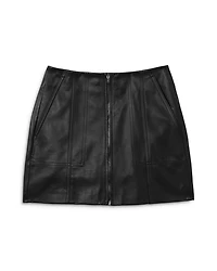 Daria Leather Miniskirt