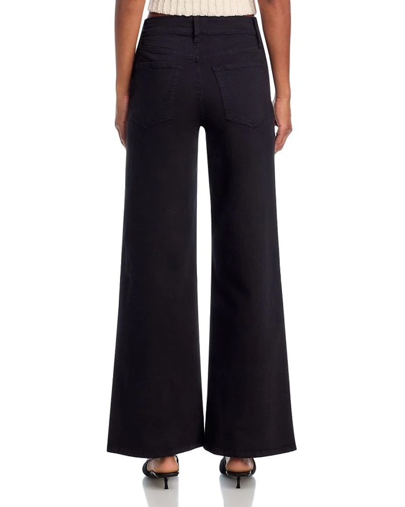 Le Slim Palazzo High Rise Wide Leg Jeans