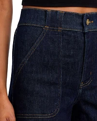 High Rise Modern Pocket Jeans Rinse