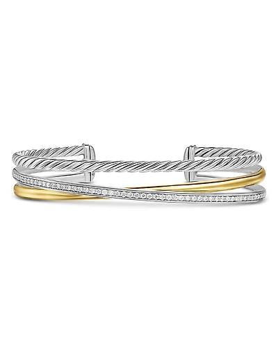 David Yurman Crossover Three Row Bracelet