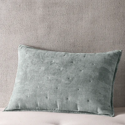 Hudson Park Collection Textured Chenille Quilted King Sham