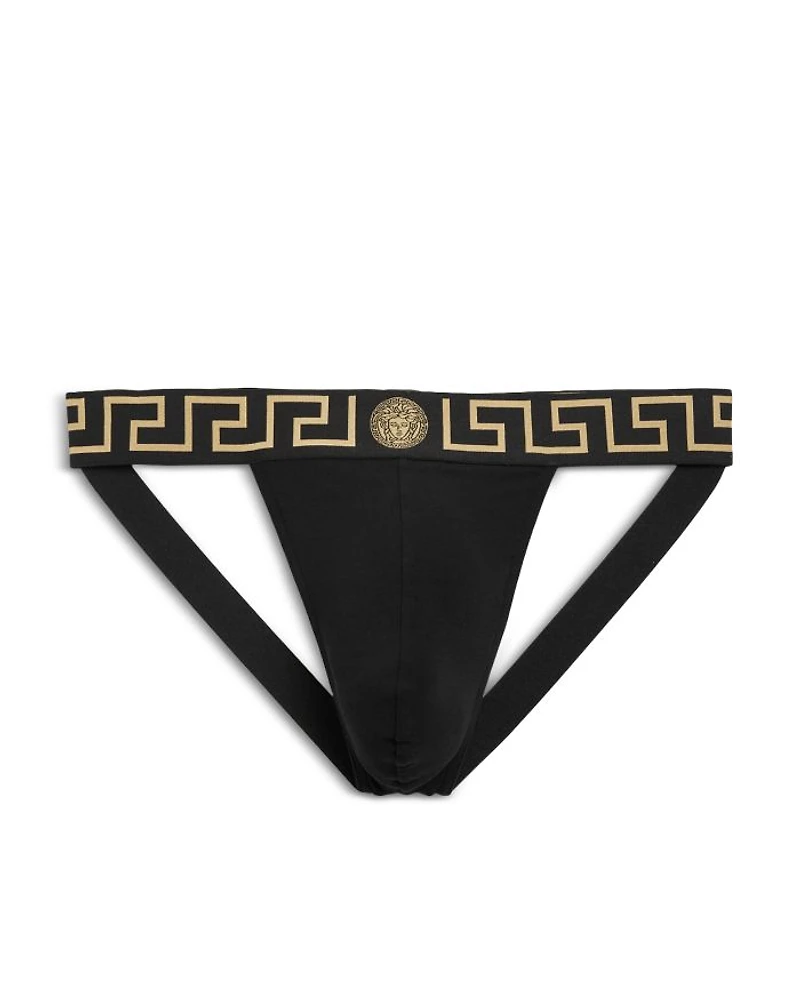 Cotton Stretch Greca Border Jockstrap