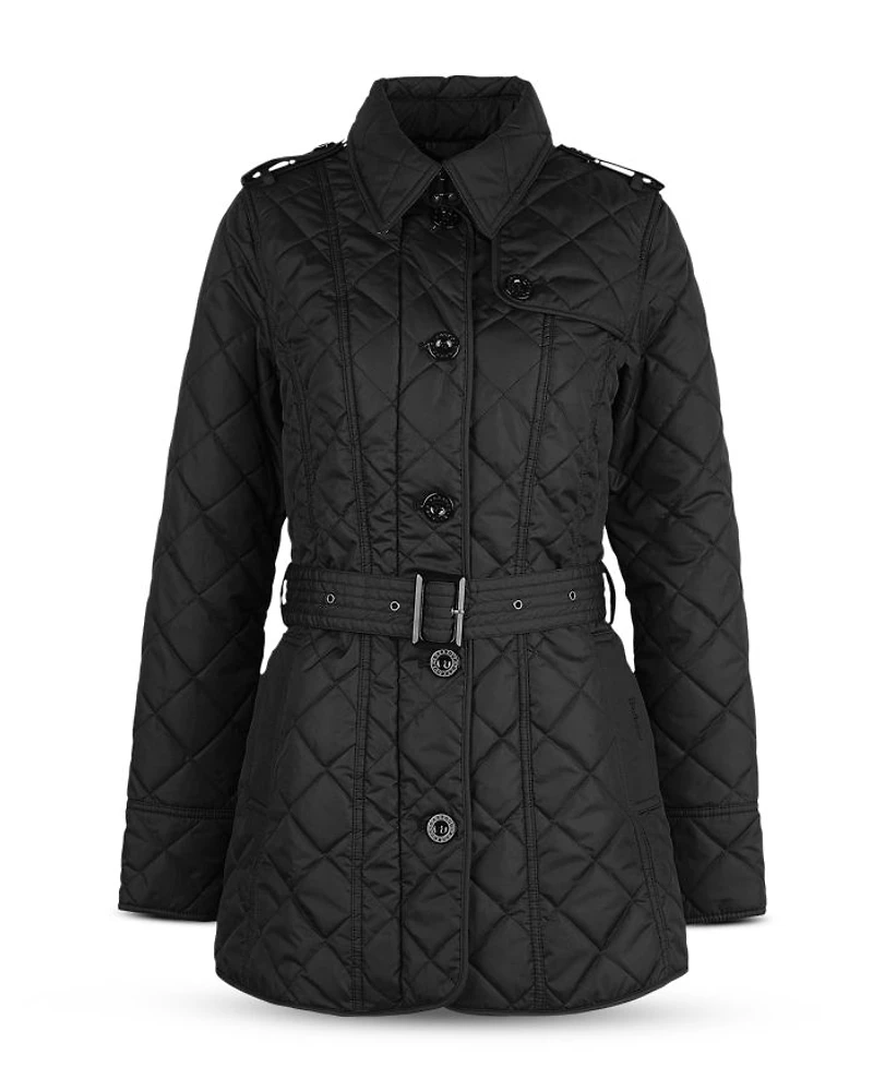 Tummel Box Quilt Trench Jacket