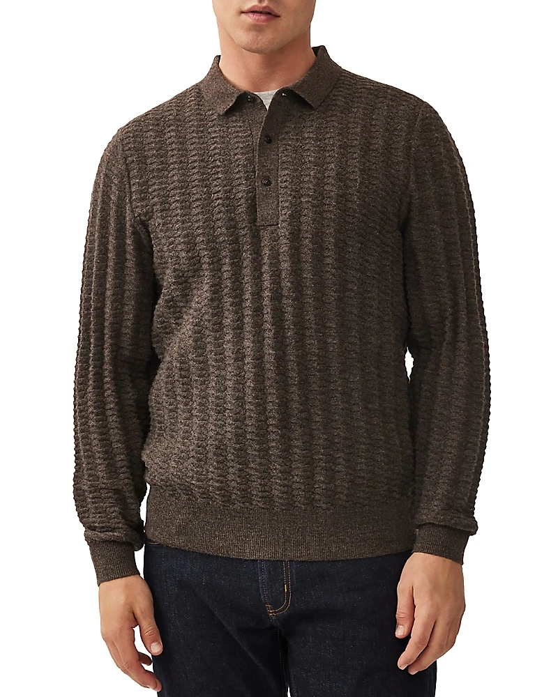 Rodd & Gunn Walter Peak Ribbed Polo Sweater