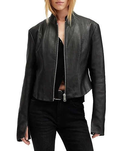 Allsaints Sadler Leather Jacket