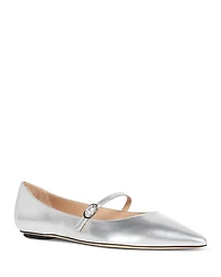 Stuart Weitzman Women's Emilia Mary Jane Flats