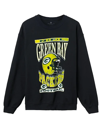Junk Food Clothing Unisex Nfl Green Bay Packers Helmet Flea Market Crew