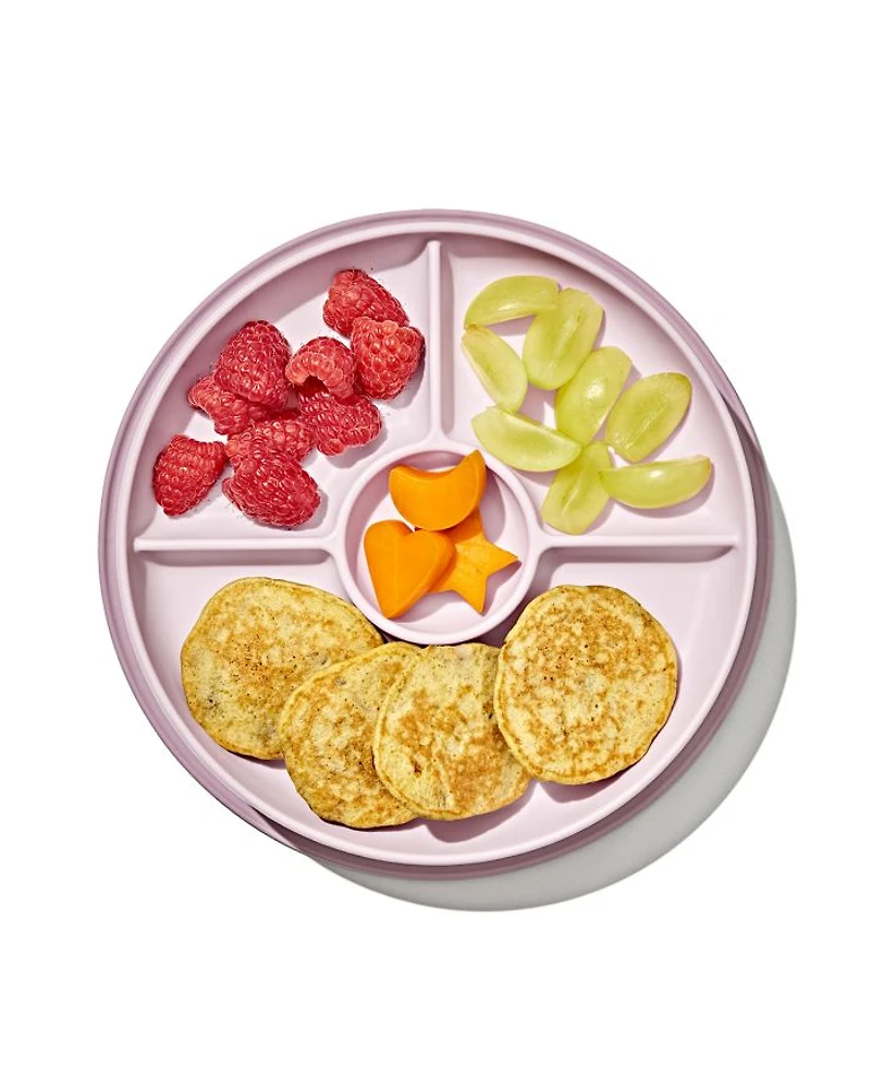 Tot Stick & Stay Suction Divided Plate