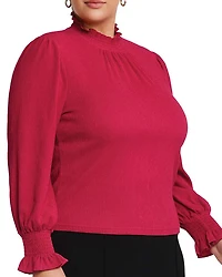 Zinnia Shirred Top