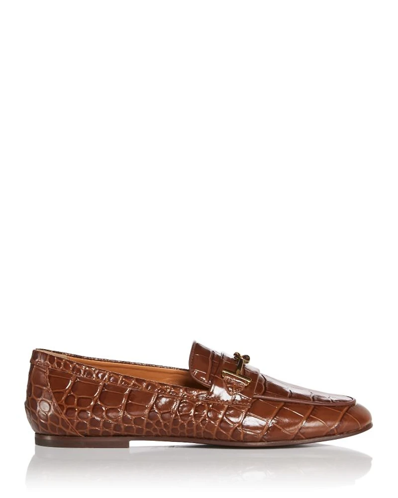 Women's Kate Croc Print Loafers - Exclusive