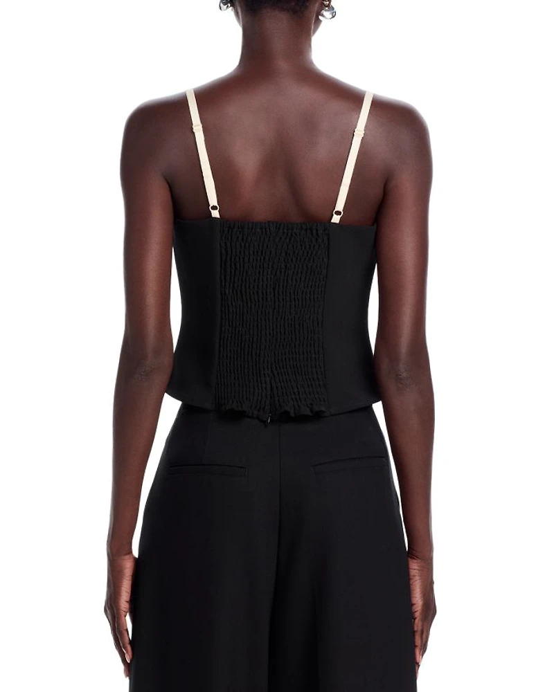Azra Twill Corset Top