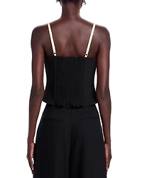 Azra Twill Corset Top