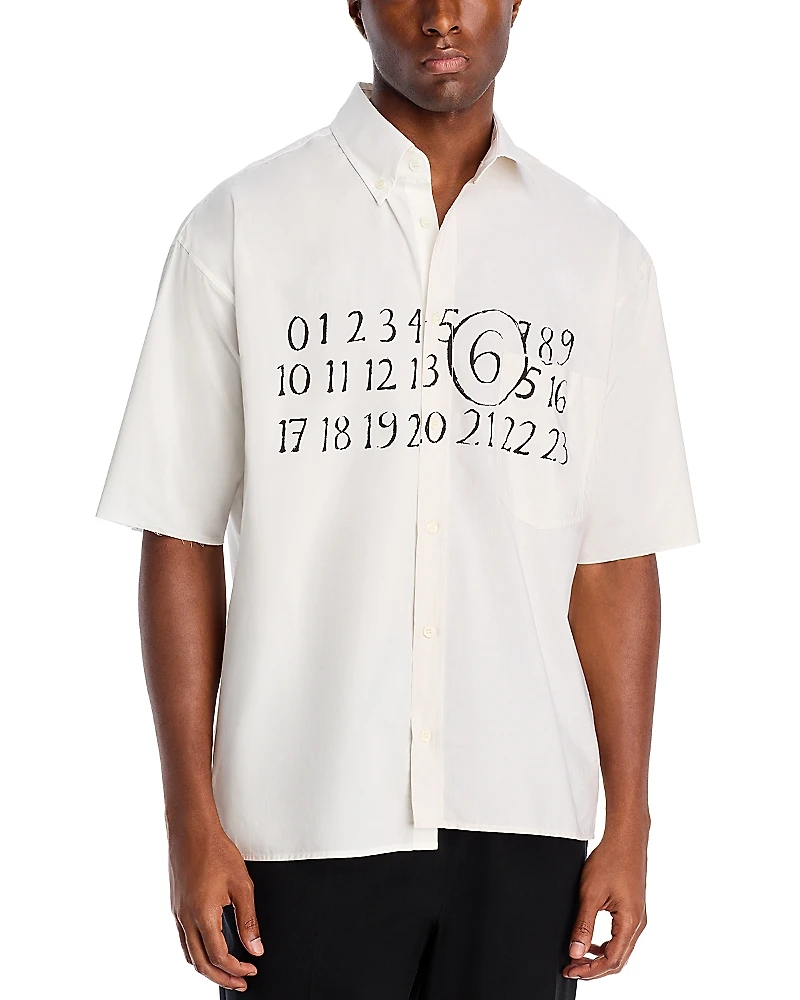 MM6 Maison Margiela Striped Logo Shirt
