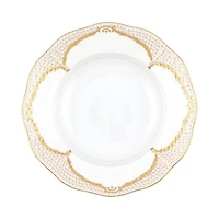 Canton Gold Rim Soup Plate