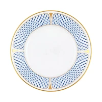 Herend Art Deco Blue Dessert Plate