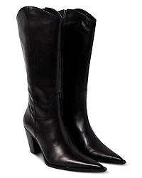 Women's Copenhagen Pointed Toe Block Heel Boots