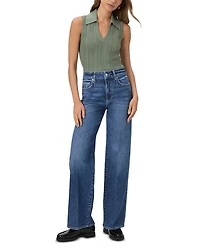 Sasha High Rise Straight Jeans Modernism
