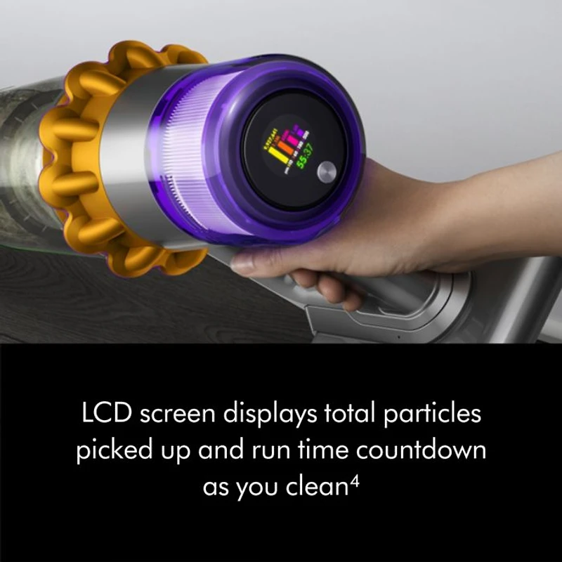 V15s Detect Submarine™ Wet & Dry Vacuum Cleaner | Yellow/Nickel