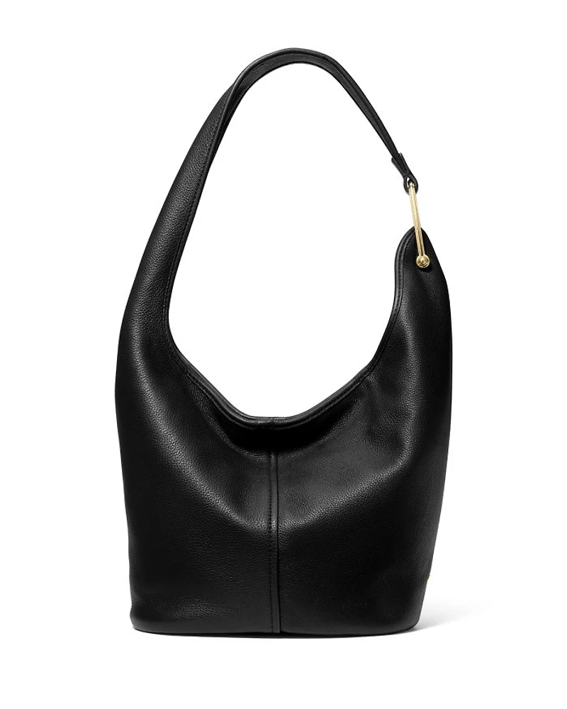 Sonny Medium Leather Hobo Shoulder Bag