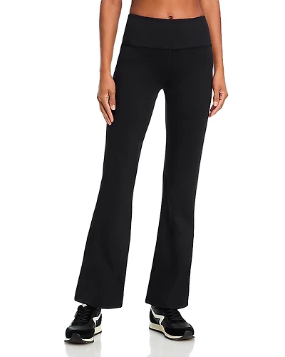 Aqua High Rise Bootcut Leggings - Exclusive