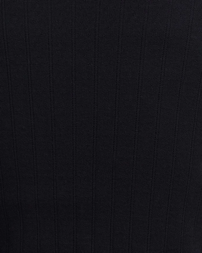 Pointelle Crewneck Cardigan