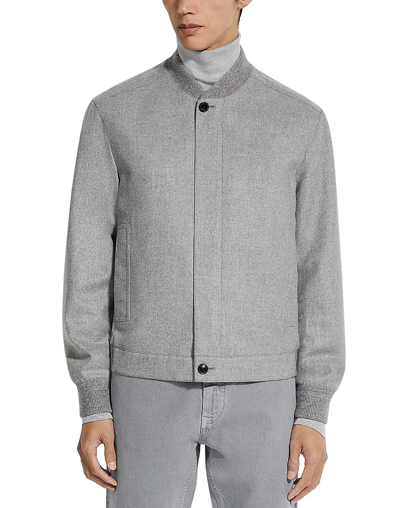 Zegna Oasi Cashmere Elements Bomber Jacket