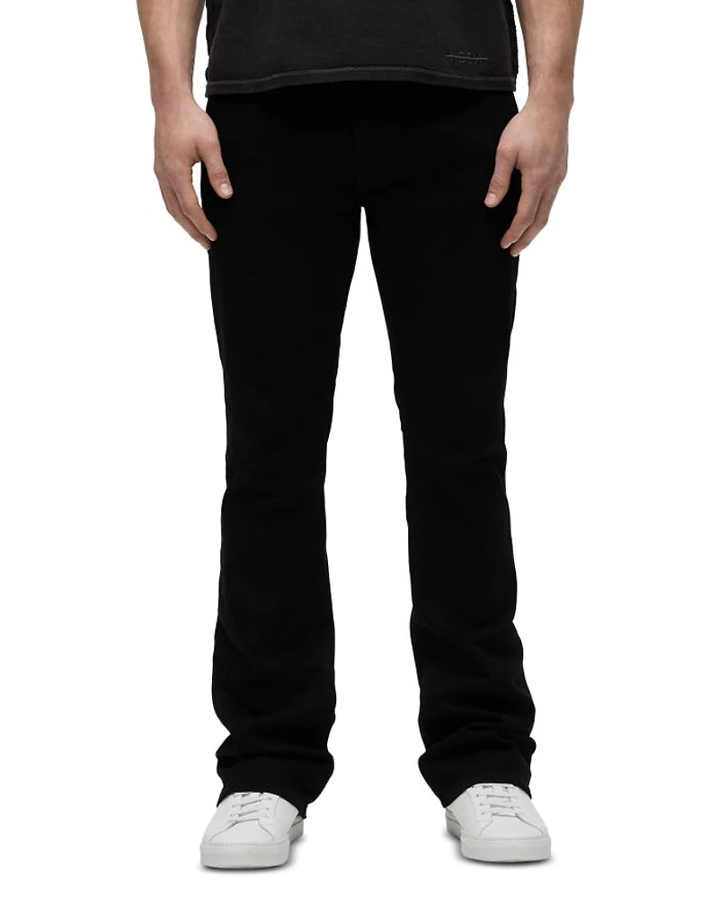 Walker Kick Flare Bootcut Jeans Raven Black