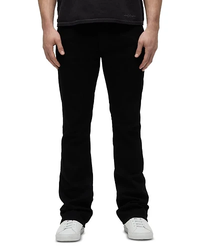 Walker Kick Flare Bootcut Jeans Raven Black