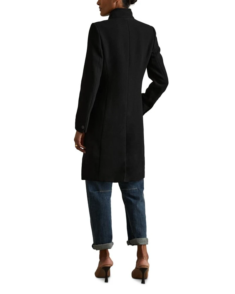 Maude Wool-Blend Longline Double-Breasted Coat