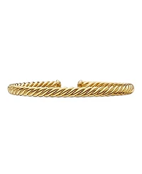David Yurman 18K Yellow Gold Cablespira Cuff Bracelet