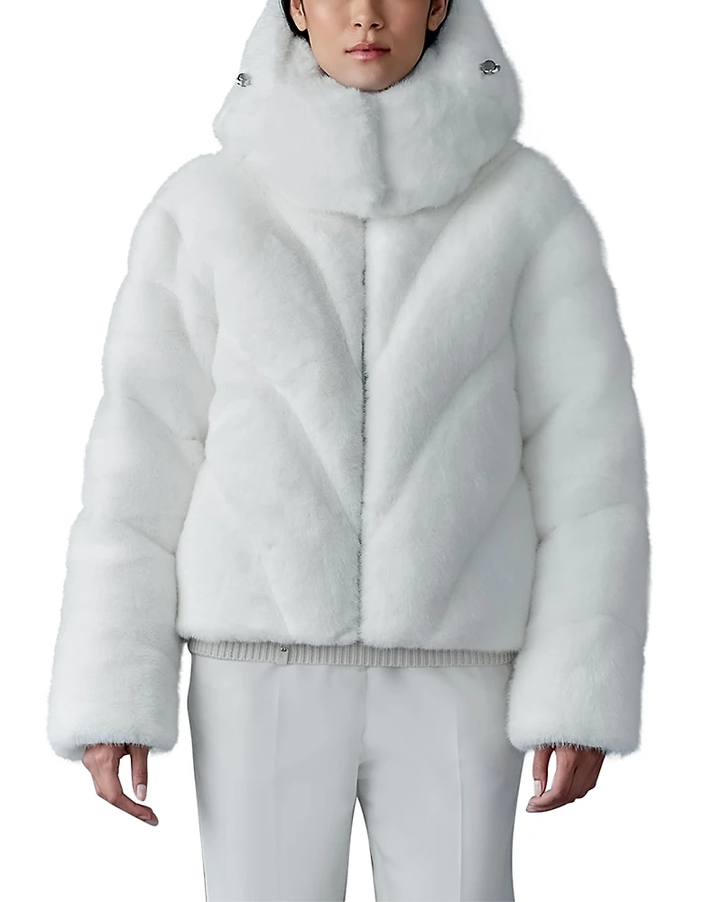 Mackage Anik Brushed Faux Fur Down Jacket