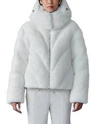 Mackage Anik Brushed Faux Fur Down Jacket