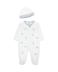 Little Me Boys' Safari Animals Footie With Hat - Baby