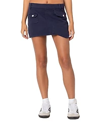 Edikted Asymmetric Pocket Mini Skirt
