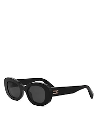 Bvlgari B. Zero1 Oval Sunglasses, 50mm