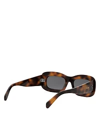 3 Dots Rectangular Sunglasses, 53mm