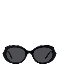 Slim Geometric Sunglasses, 54mm
