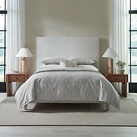Sferra Sera Long Staple Cotton Sateen Abstract Duvet Cover, Full/Queen - Exclusive
