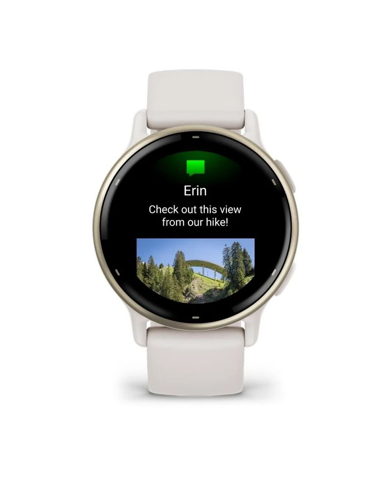 Vivoactive 5, Cream Gold Bezel w/Ivory Case & Band Watch / Fitness Tracker