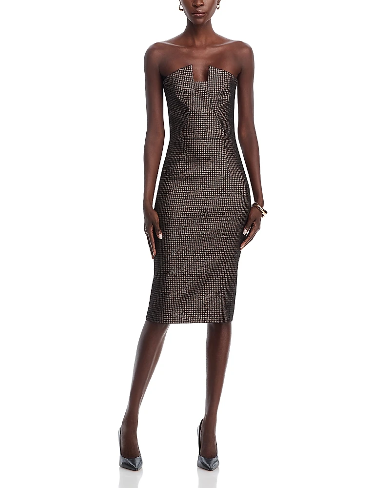 Black Halo Lena Notch Neck Sheath Dress