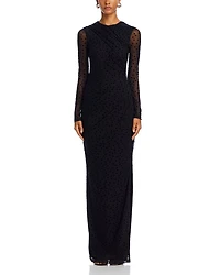 Makira Clip Dot Maxi Dress