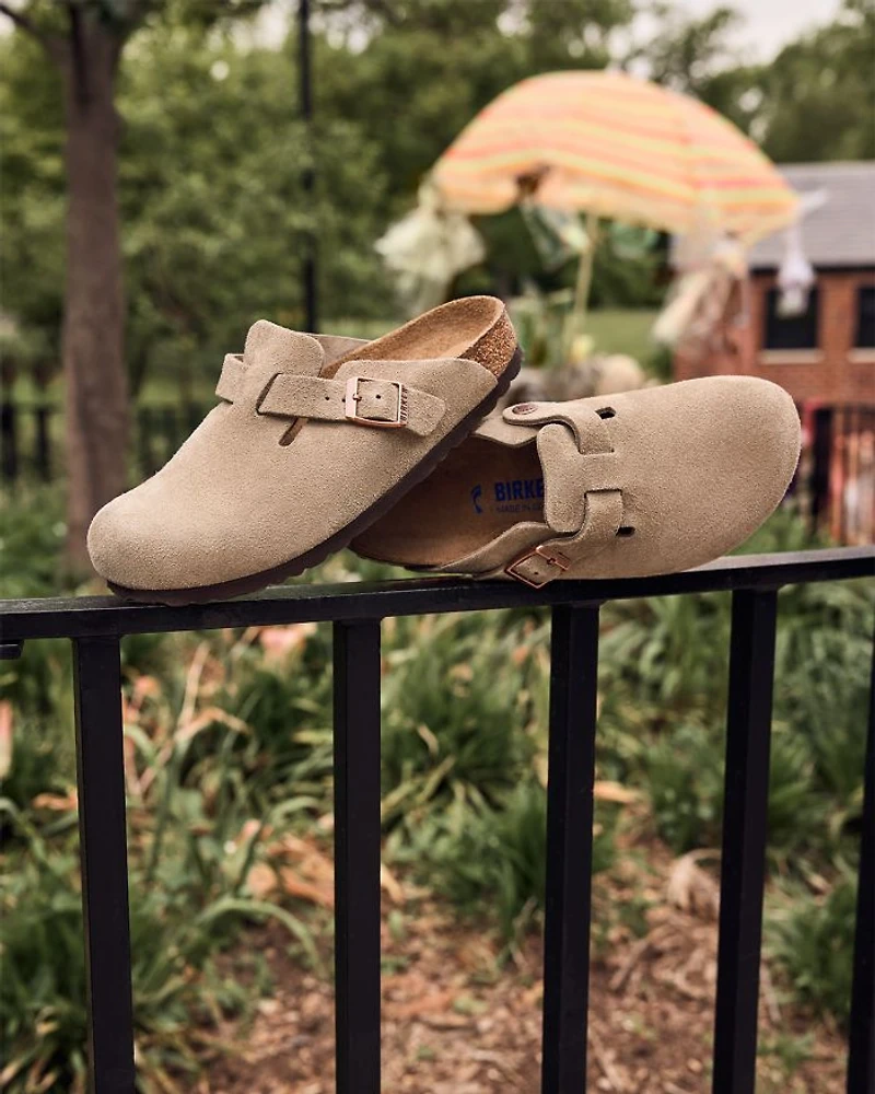 Unisex Boston Kid Suede Leather Clogs - Toddler, Little