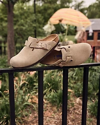 Unisex Boston Kid Suede Leather Clogs - Toddler, Little
