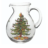 Spode Christmas Tree Glass Pitcher