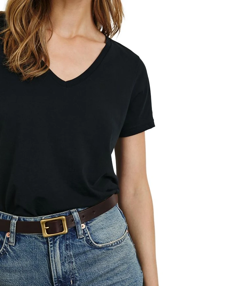 V Neck Short Sleeve Tee