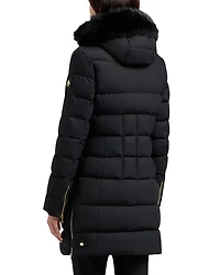 Watershed Shearling Trim Down Puffer Coat