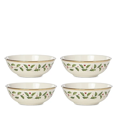 Lenox Holiday Dinnerware Place Setting Bowls, Set of 4