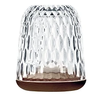 Folia Small Dark Wood Lamp
